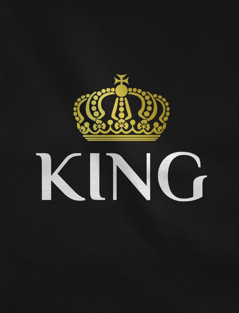 King and Queen Hoodies Set for His and Hers Sweatshirts Matching Couple Hoodies